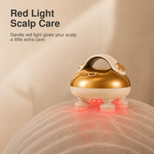 Load image into Gallery viewer, Arboleaf Scalp Massager CM11B Silver - 360 Kneading, Red Light Therapy, Waterproof, USB Rechargeable