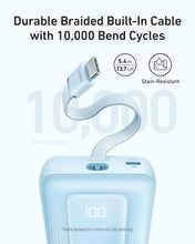 Load image into Gallery viewer, 10K power bank 10000 bend tested cable durable everyday use
