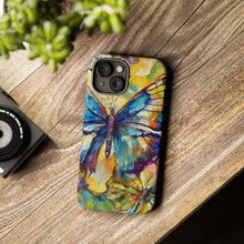 Load image into Gallery viewer, Artistic Butterfly Tough Phone Case – Glossy or Matte