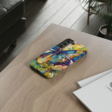 Load image into Gallery viewer, Artistic Butterfly Tough Phone Case – Glossy or Matte
