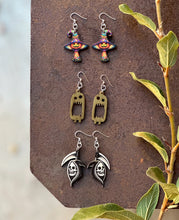 Load image into Gallery viewer, Halloween Mushroom Earrings #1821