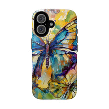 Load image into Gallery viewer, Artistic Butterfly Tough Phone Case – Glossy or Matte