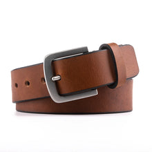 Load image into Gallery viewer, 2026 Edition Men's Genuine Leather Belt Brown Casual Dress Pants Waist Belt