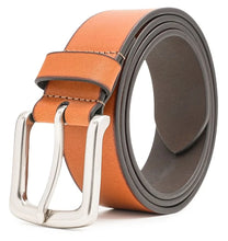 Load image into Gallery viewer, 2026 Men's Genuine Leather Belt Navy Blue Casual Dress Jeans Waist Belt