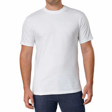 Load image into Gallery viewer, Kirkland Men's 6-pack White 100% Cotton Crew Neck T-shirt S M L XL XXL 3XL