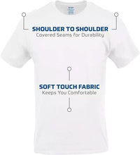 Load image into Gallery viewer, Gildan Men's Crew Neck T-Shirts, 5 Pack & 6 Pack, White Tees, 100% Cotton