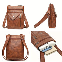 Load image into Gallery viewer, Women's Vintage-Style PVC Leather Crossbody Bag