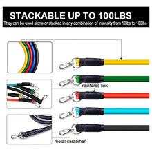 Load image into Gallery viewer, Extra light to x-heavy resistance bands for all fitness levels unisex