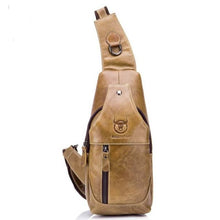 Load image into Gallery viewer, 4 in 1 leather bag shoulder chest waist crossbody
