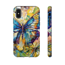 Load image into Gallery viewer, Artistic Butterfly Tough Phone Case – Glossy or Matte