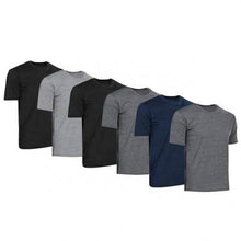 Load image into Gallery viewer, Men's Dry-Fit Performance T-Shirts 6-Pack | Athletic Moisture-Wicking Tees