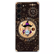 Load image into Gallery viewer, Personalized Witch Phone Case – As Above So Below