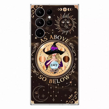 Load image into Gallery viewer, Personalized Witch Phone Case – As Above So Below