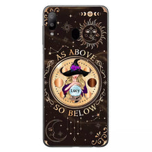Load image into Gallery viewer, Personalized Witch Phone Case – As Above So Below