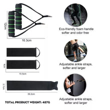 Load image into Gallery viewer, Ankle straps for resistance band leg and glute exercises fitness training