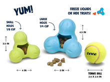 Load image into Gallery viewer, West Paw Tux Tough Dog Treat Toy for Chewing & Enrichment