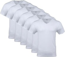 Load image into Gallery viewer, Gildan Men's Crew Neck T-Shirts, 5 Pack & 6 Pack, White Tees, 100% Cotton