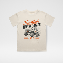Load image into Gallery viewer, HAUNTED HORSEPOWER HALLOWEEN TEE