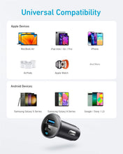 Load image into Gallery viewer, Anker 323 Car Charger 52.5W USB C USB A Fast Shipping