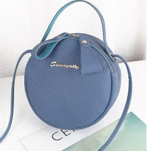 Load image into Gallery viewer, Buy round crossbody bag women pu leather
