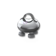 Load image into Gallery viewer, Arboleaf Scalp Massager CM11B Silver - 360 Kneading, Red Light Therapy, Waterproof, USB Rechargeable