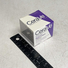 Load image into Gallery viewer, CeraVe night cream box with a ruler for scale on a textured surface