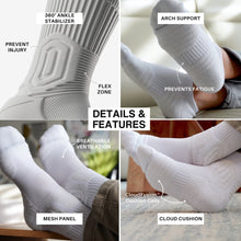 Load image into Gallery viewer, CloudFusion™ Athletic Cushioned Crew Socks