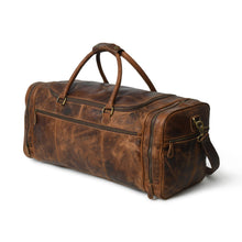 Load image into Gallery viewer, Cohen Buffalo Leather Travel Duffle Bag Full Grain Weekender 21 24 Inch New