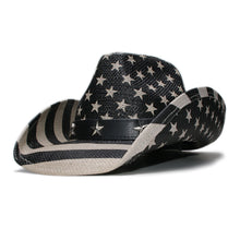 Load image into Gallery viewer, 70874ec5Cowboy Sun Hat 2026 Wide Brim Straw Western Hat Men Women Outdoor Travel