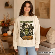 Load image into Gallery viewer, Monster Mash Classic Sweatshirt, Halloween Monsters Sweater for The Spooky Season