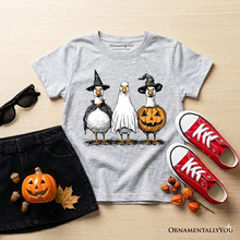 Load image into Gallery viewer, Kids Haunting Honkers Goose T-Shirt, Funny Halloween Costumes Tee for Youth