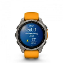 Load image into Gallery viewer, Garmin fēnix 8 47mm AMOLED Sapphire Titanium Orange GPS Watch Best Deal USA