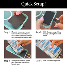 Load image into Gallery viewer, Clip & Go Strap w/RFID Pouch Leaf Pattern