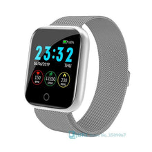 Load image into Gallery viewer, I5 white steel smart watch blood pressure monitor shop