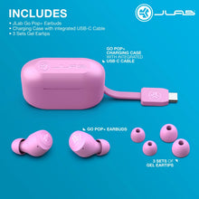 Load image into Gallery viewer, JLab GO POP+ Bluetooth Earbuds with Touch Controls