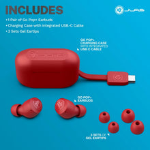 Load image into Gallery viewer, JLab GO POP+ Wireless Earbuds with 35 Hour Battery