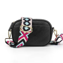 Load image into Gallery viewer, Libby Vegan Leather Crossbody Bag Everyday Travel Purse Interchangeable Strap
