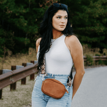Load image into Gallery viewer, Libby Vegan Leather Crossbody Purse Interchangeable Strap Stylish Women's Bag