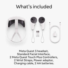 Load image into Gallery viewer, Meta Quest 3 VR Headset 512GB Certified Refurbished Bluetooth WiFi Like New