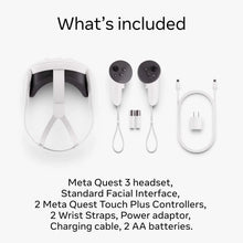 Load image into Gallery viewer, Meta Quest 3 VR Headset 512GB Certified Refurbished Bluetooth WiFi Like New