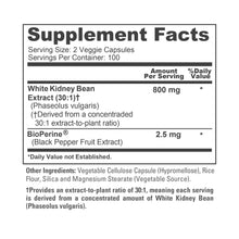 Load image into Gallery viewer, NusaPure White Kidney Bean Extract 800 mg – 200 Vegan Capsules