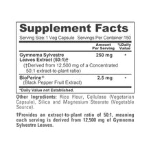 Load image into Gallery viewer, NusaPure Gymnema Sylvestre Extract 250mg – 150 Vegan Capsules
