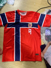 Load image into Gallery viewer, Norway football fan jersey USA