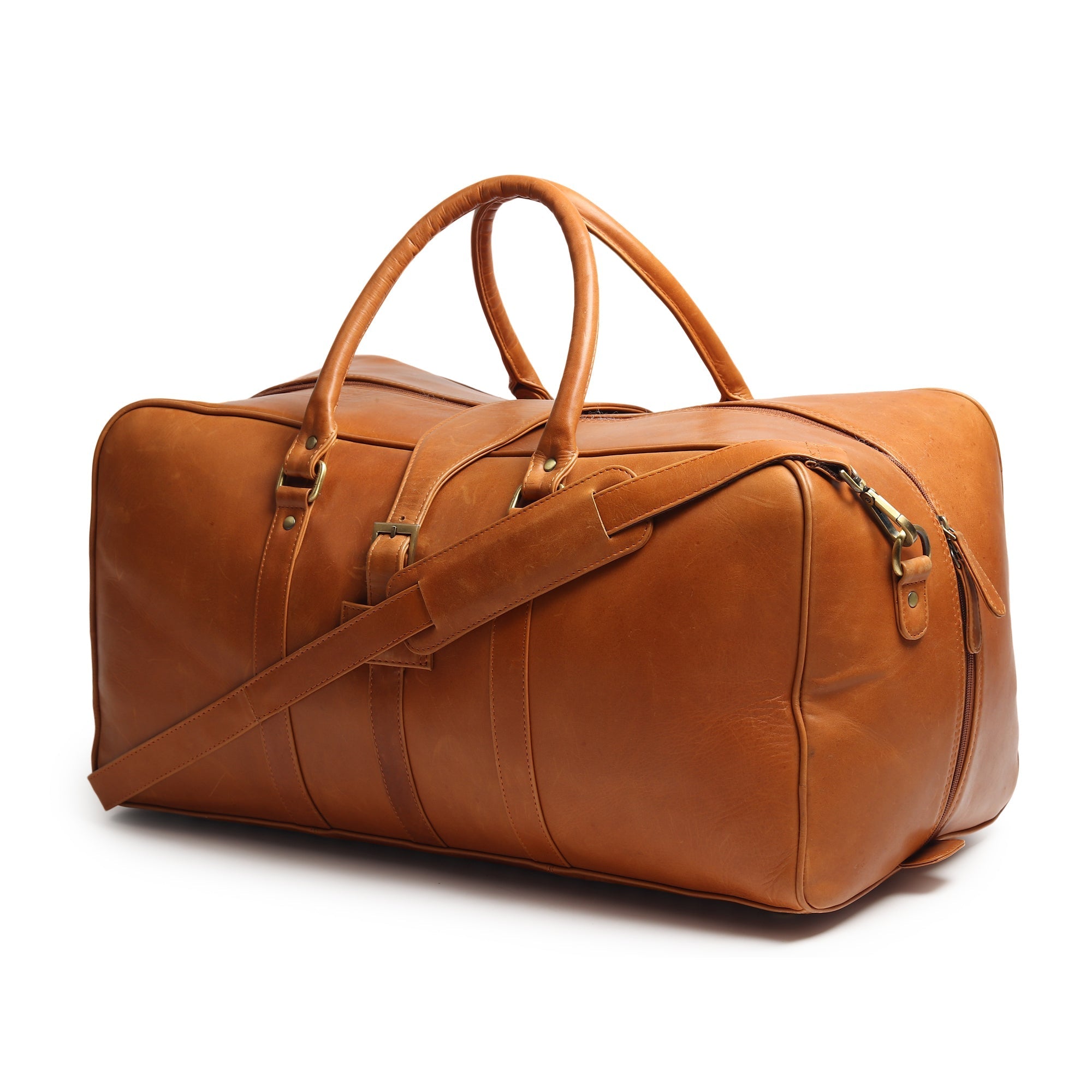 Port Blair Leather Duffle Travel Bag | Full Grain Buffalo Leather