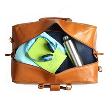 Load image into Gallery viewer, Port Blair Genuine Full Grain Buffalo Leather Travel Duffel 21 Inch Fast Shipping