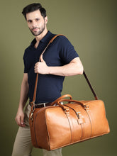 Load image into Gallery viewer, Port Blair Premium Full Grain Buffalo Leather Duffel Bag 21 Inch Buy Now