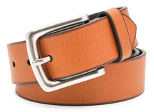 Load image into Gallery viewer, Premium Men's Leather Belt Full Grain Brown Business Casual Pants Belt