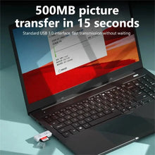 Load image into Gallery viewer, 2-in-1 SD & TF Memory Card Reader – USB 2.0, USB 3.0 & Type-C Options