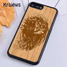 Load image into Gallery viewer, Krajews Natural Bamboo Wood Soft Phone Case Cover For iPhone 16 15 SE2020 14 6 7 8 plus 11 12 13 pro max Plus coque Fundas