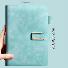 Load image into Gallery viewer, Vintage A5 Leather Notebook – Soft Cover Journal for Business & College